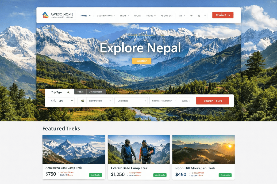 Travel Booking Website