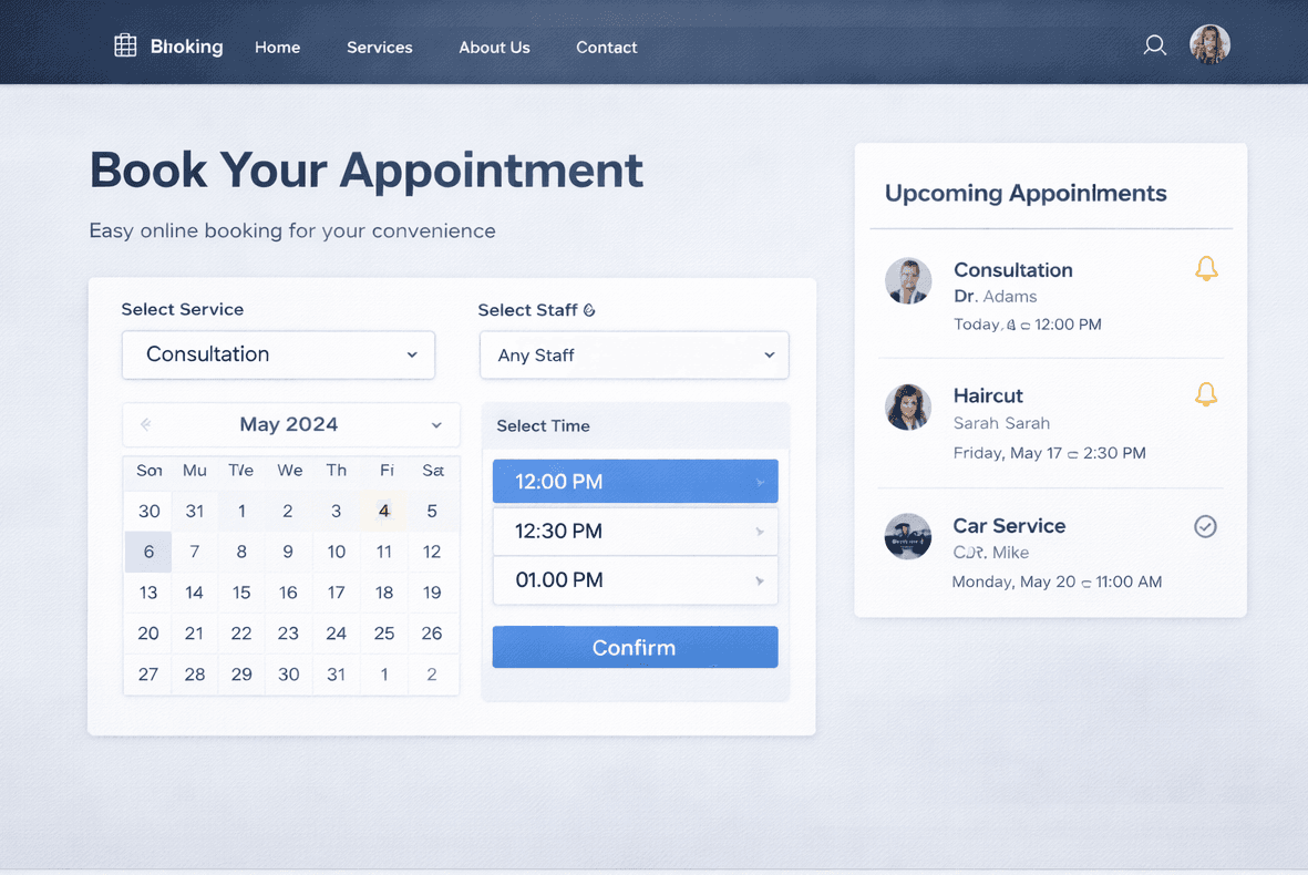 Booking & Appointment System